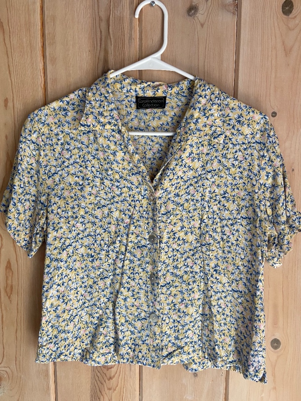 Vintage floral button up shirt